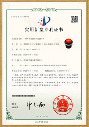 PB32實用新型專利開關(guān)