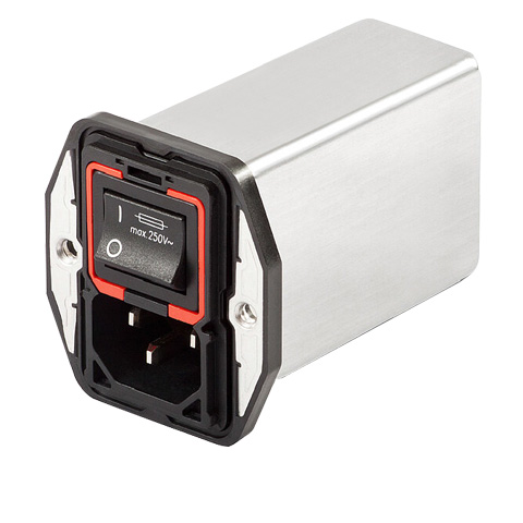 開關+雙保險絲+濾波器+插座(4合1)